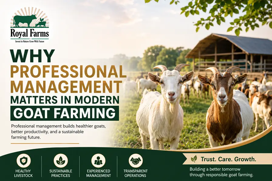Professional goat farming management